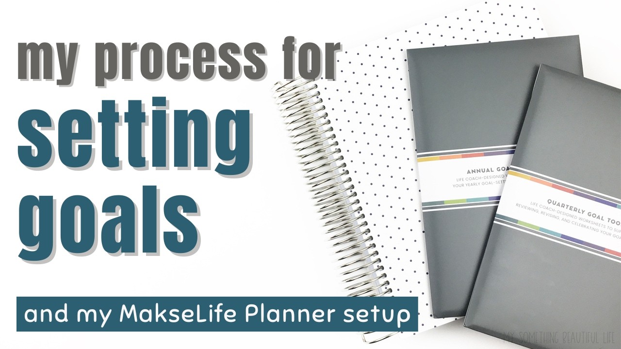 HOW I SET GOALS FOR 2025 | MäksēLife Planner Setup & using the Goal Toolkits | Goal Setting Process