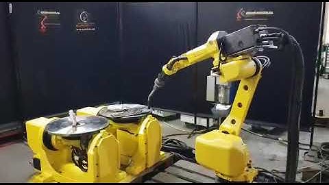Fanuc arc welding robot Arcmate 100ic R-30ia controller at Eurobots