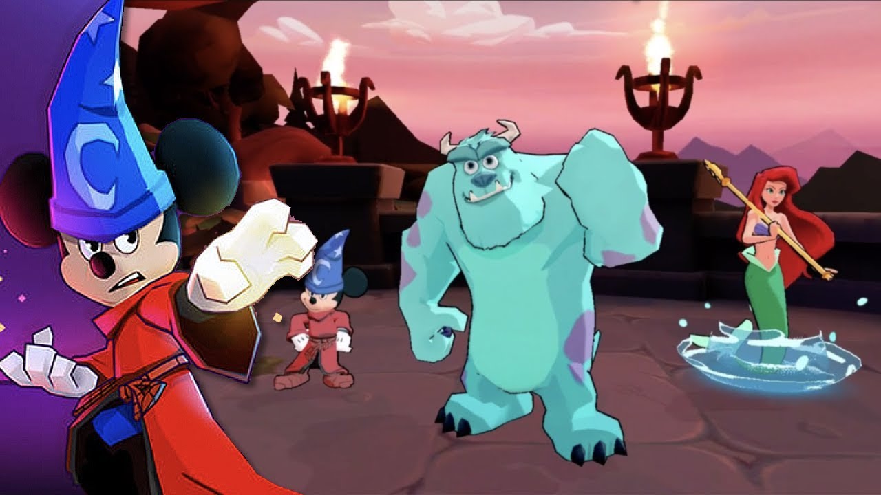 Disney Sorcerer's Arena (Glu Games) iOS / Android Early Gameplay