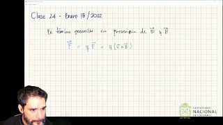 Clase 24 - Física de Electricidad y Magnetismo (2021-2S)