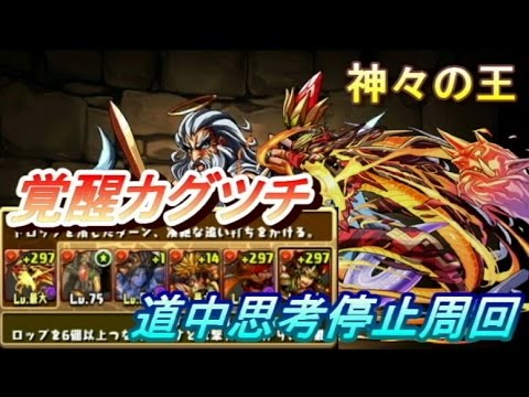 パズドラ 神々の王 覚醒ヒノカグツチpt 思考停止高速周回 Youtube