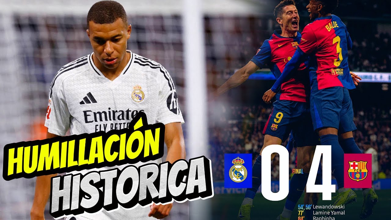 El barcelona HUMILLA al Real Madrid en el SANTIAGO BERNABEU - YouTube