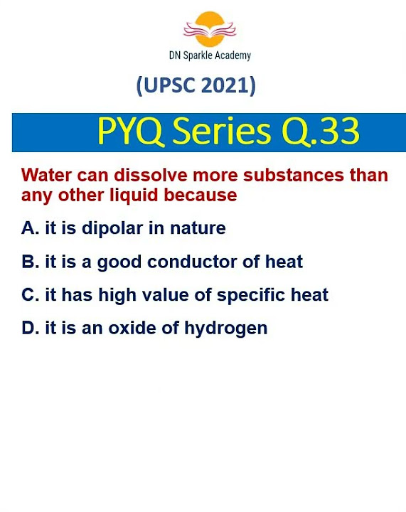 water can dissolve more substances than any other liquid becoz 