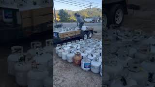 Propane delivery to Loving Hands!