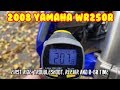 [E1] Yamaha WR250R (2008) First ride Troubleshoot repair 0-60 time Tw200 vs WR250