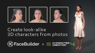 FaceBuilder × Character Creator 4: Creating Look-alike 3D Characters from Photos