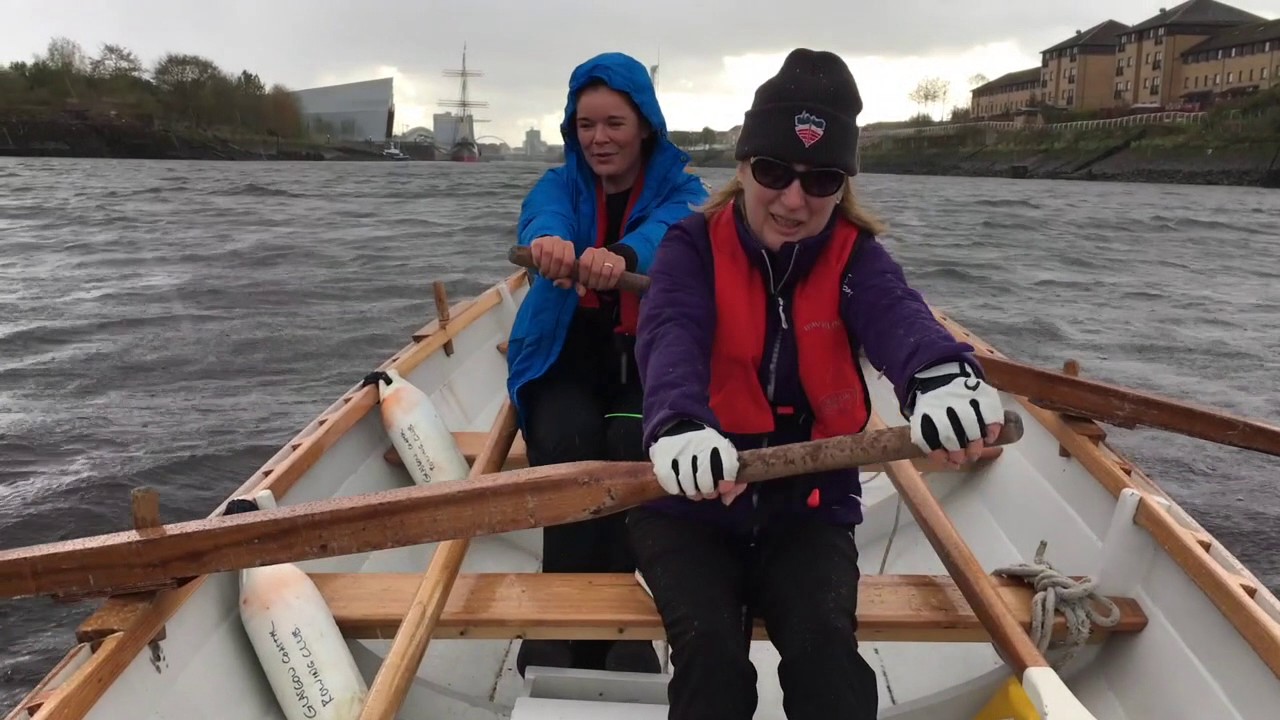 Rowing 15 Apr 2017. Wind, waves and hail YouTube