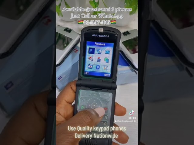 New Motorola RAZR V3 Silver