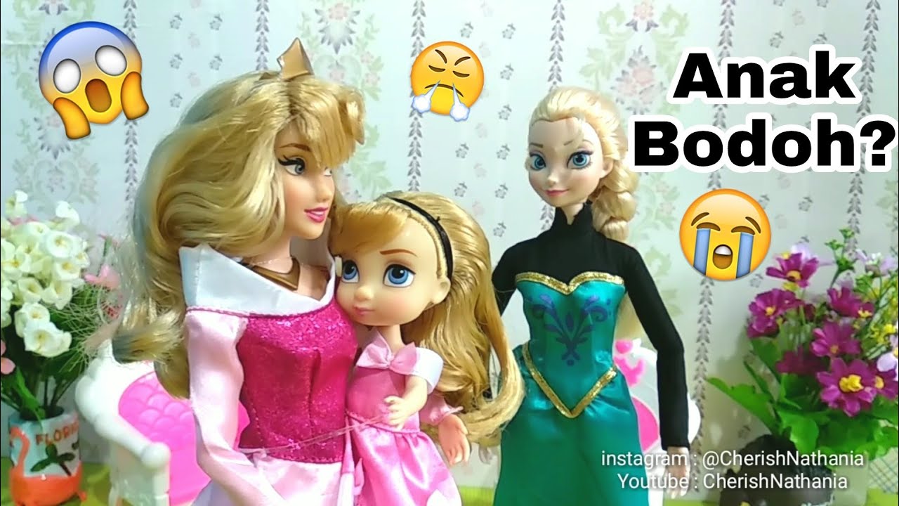 Barbie Princess Elsa Frozen, Aurora Disney Store😍 Cerita 