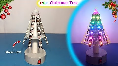 How to Make RGB Christmas Tree | Pixel LED Christmas Tree | Christmas Tree