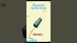 Prayagraj To ayodhya by bus🔥#shortsfeed #shorts #prayagraj #travel #ayodhya #song #viralstory #map