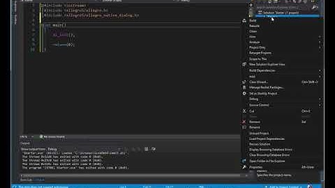 First Allegro program