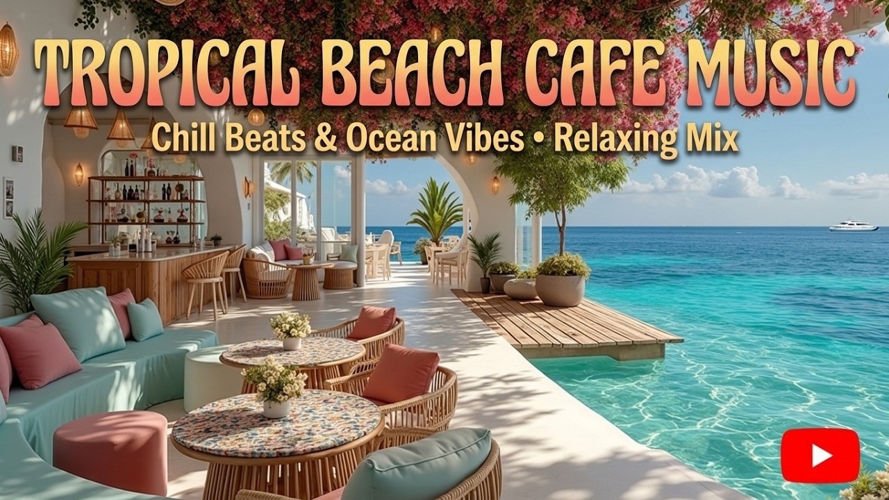 YouTube에서 Tropical Beach Cafe - Relaxing Summer Bossa Nova Jazz & Gentle Ocean Wave Sounds 보기 YouTube에서 Tropical Beach Cafe - Relaxing Summer Bossa Nova Jazz & Gentle Ocean Wave Sounds 보기