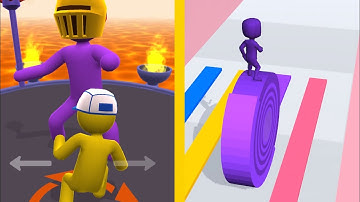 Giant Rush Vs Layers Roll : All Levels Gameplay - New Update Android, iOS #29