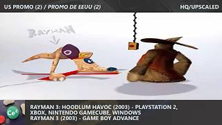 Rayman 3 Video Games | PS2/Xbox/GC/GBA/PC | 2003 | US Promo (2) | HQ/Upscaled
