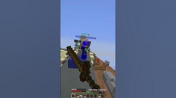 Insane 3v1 in Bedwars!  #hypixel #shorts #bedwars