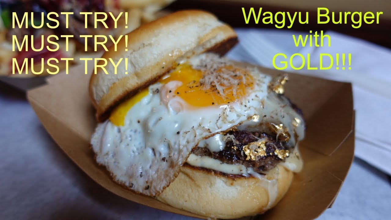 Wagyu Burger with GOLD!!! - Block 16 - Omaha, Nebraska - Places to eat