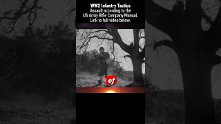 Infantry Assault Tactics in the US Army #ww2 #tactics #history