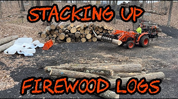 #216 Stacking Up Firewood Logs with the Wicked Grapple