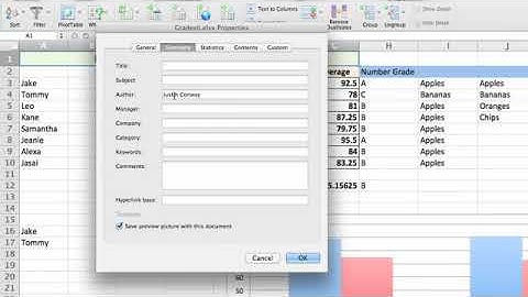 How to Remove All of the Metadata From Excel Spreadsheets