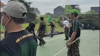 DIKLATSAR BANSER PAC WARU SIDOARJO DI TAMBAKSUMUR