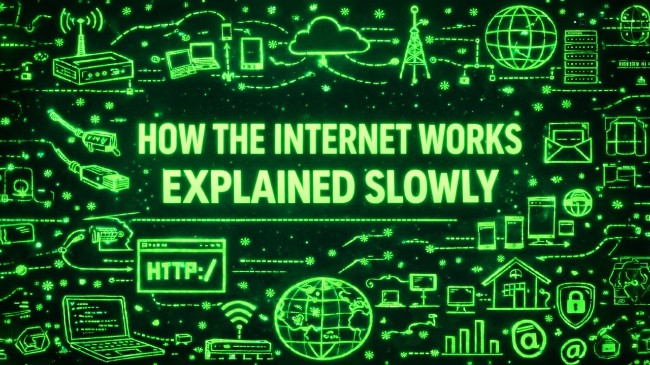 Literally Everything About How The Internet Works Explained Slowly (For Sleep)
