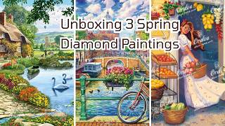 Unboxing 3 Spring Diamond Paintings