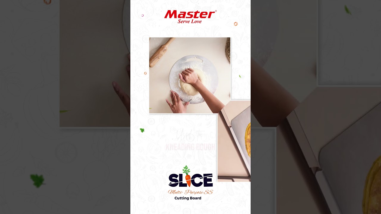 Master Slice Multipurpose Stainless Steel Chopping Board