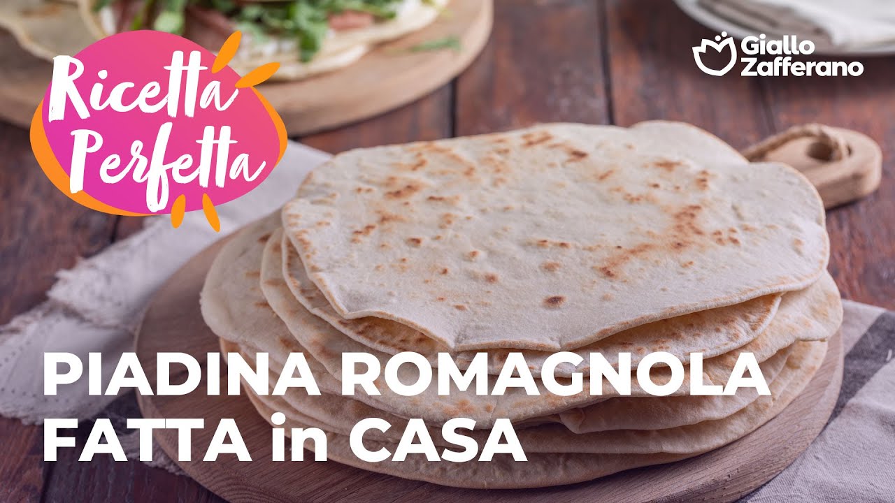 PIADINA ROMAGNOLA FATTA in CASA: la RICETTA PERFETTA🥰