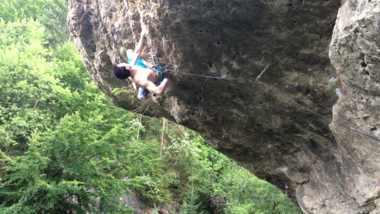 Raise the Roof 8b+, Frankenjura (Germany)