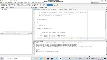 MEMBUAT PROJECT BARU DI JAVA MENGGUNAKAN NETBEANS
