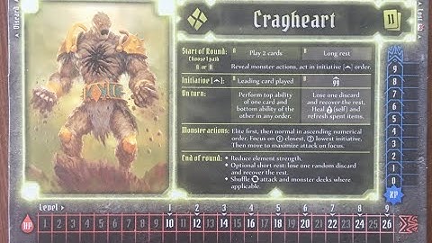Gloomhaven - Cragheart Card Build