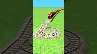 GOL circle track railroad simulator gaming train running track railroad #shortvideo #short screenshot 1
