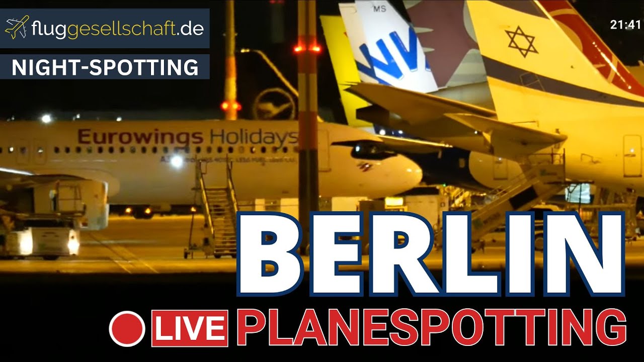 Airport Live 🐻 Berlin (BER) | Teil 2 Dienstag Abend 21.10.2025 