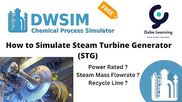 DWSIM - Steam Turbine Generator Basic Principle I Using 100% Free Licensed Process Simulator