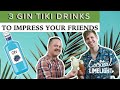 3 gin tiki drinks  cocktail limelight