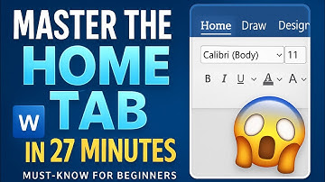 Ms Word  Home Tab in Hindi  in urdu  ||Microsoft word full tutorial