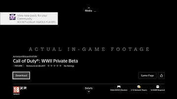 HOW TO PRE DOWNLOAD CALL OF DUTY WORLD WAR 2 BETA
