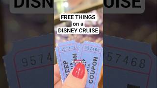 FREEBIES on a Disney Cruise! MORE free things! #disneycruise #disneyfantasy #freebies #disneydream