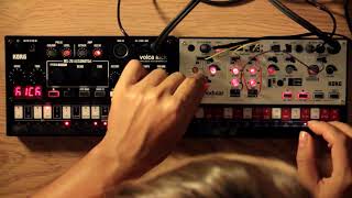 Korg Volca Modular &amp; Korg Volca Kick - not ambient jam