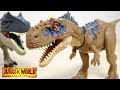 アンキロサウルスみたいにゴツゴツしてる! ジュラシックワールド マテル アクションフィギュア ほえる!ラジャサウルス