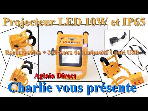 Vidéo: Quelle est la luminosité d'un projecteur LED 10w ?