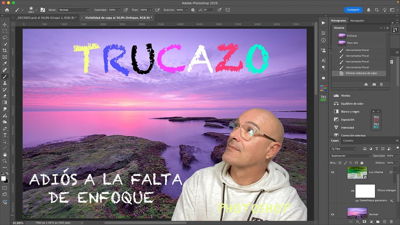 Truco con Photoshop para salvar nuestras fotos de enfoque y nitidez ./Jose A. Triviño fotografía