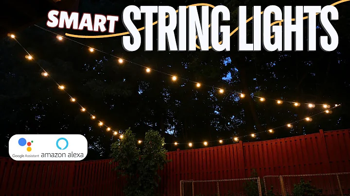 XMCOSY+ Smart 🧠 Outdoor String Lights | A must have for every patio!