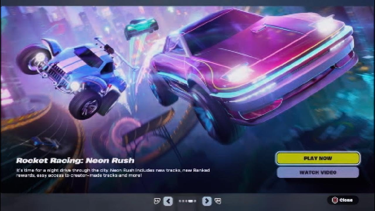 Try Rocket Racing Quest Rar New! Fortnite Rocket Racing Neon Rush Video, Quests, and Outfit Skins ...