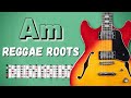 Relaxing reggae roots guitar backing track in am