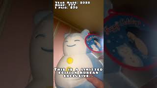 Rarest snorlax plush?? #pokemon #snorlax