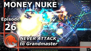 StarCraft 2: Nuke on Top of the Protoss Army Yes Please! - Never attack to Grandmaster