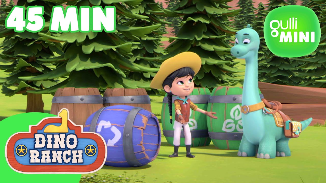 DINO RANCH 🦕 Les DINOS apprennent le RECYCLAGE ! ♻️😍