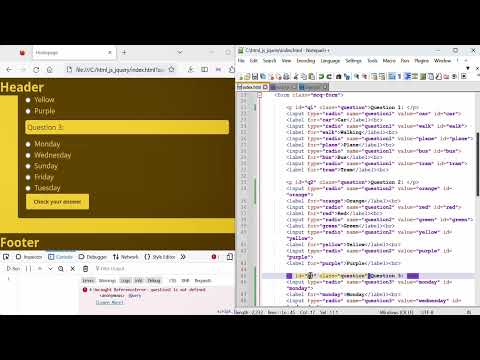 JavaScript 9:  Populate multiple questions from an array of objects into HTML, string interpolation.